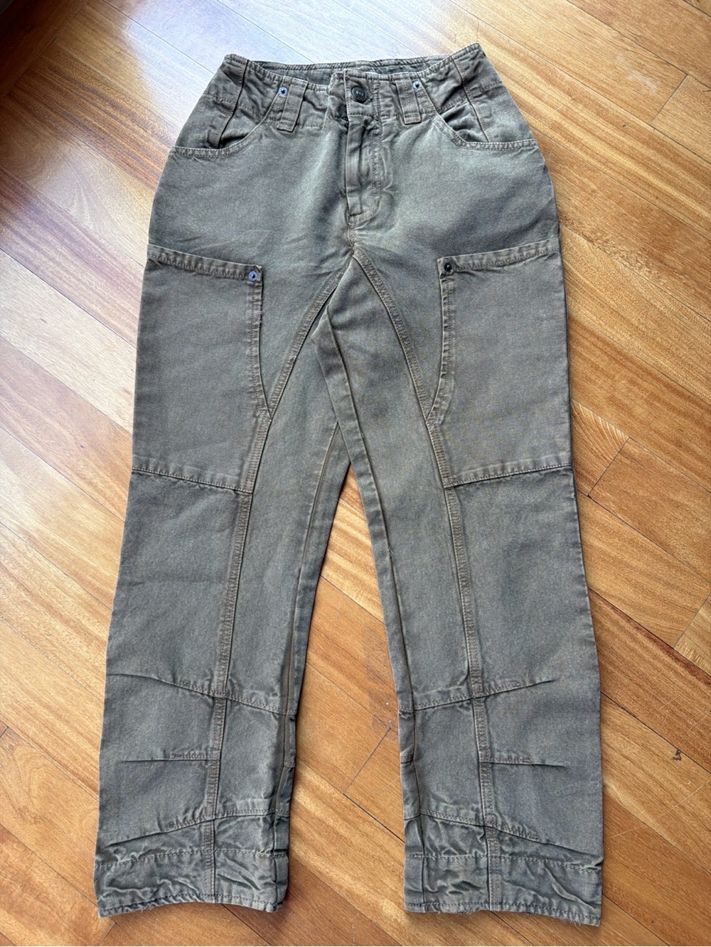 Free People We the Free Olive Utility Pants Size 0